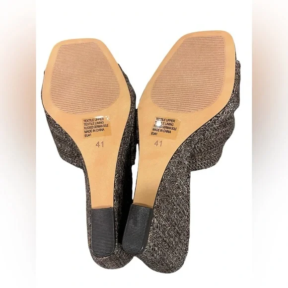 Anthropologie Silent D Katia Wedge Sandals EU sz 41,new in box - Picture 9 of 11